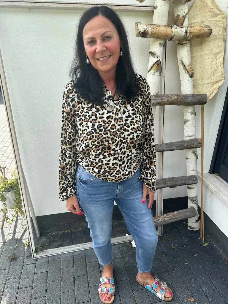 Mittelblaue WolffMode Jeans mit Stretchbund