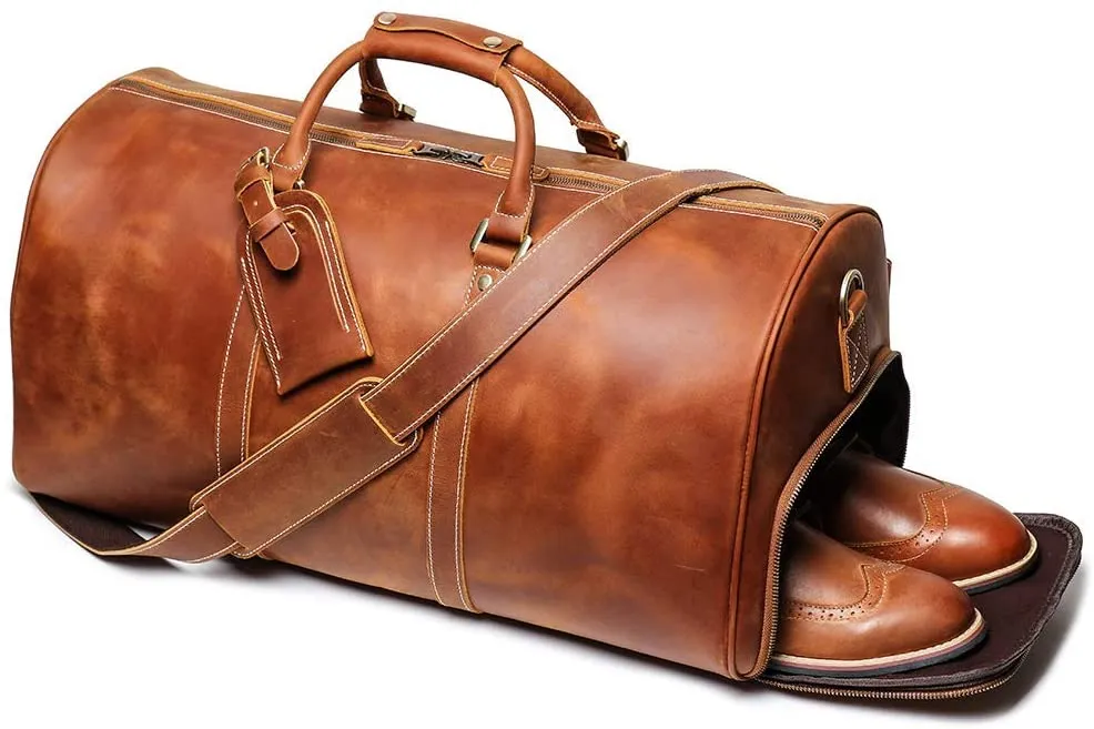 Monaco Leather Duffel