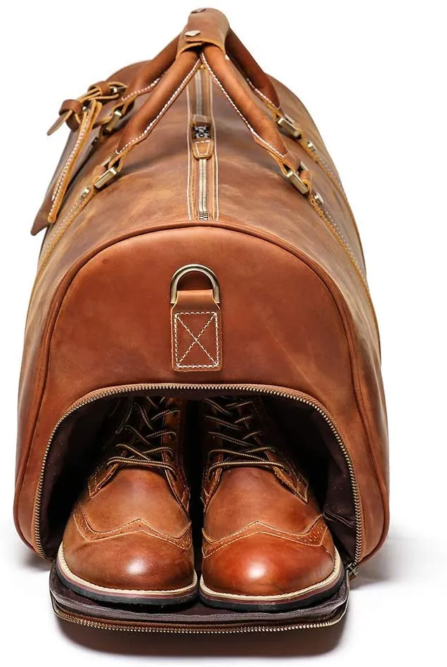 Monaco Leather Duffel