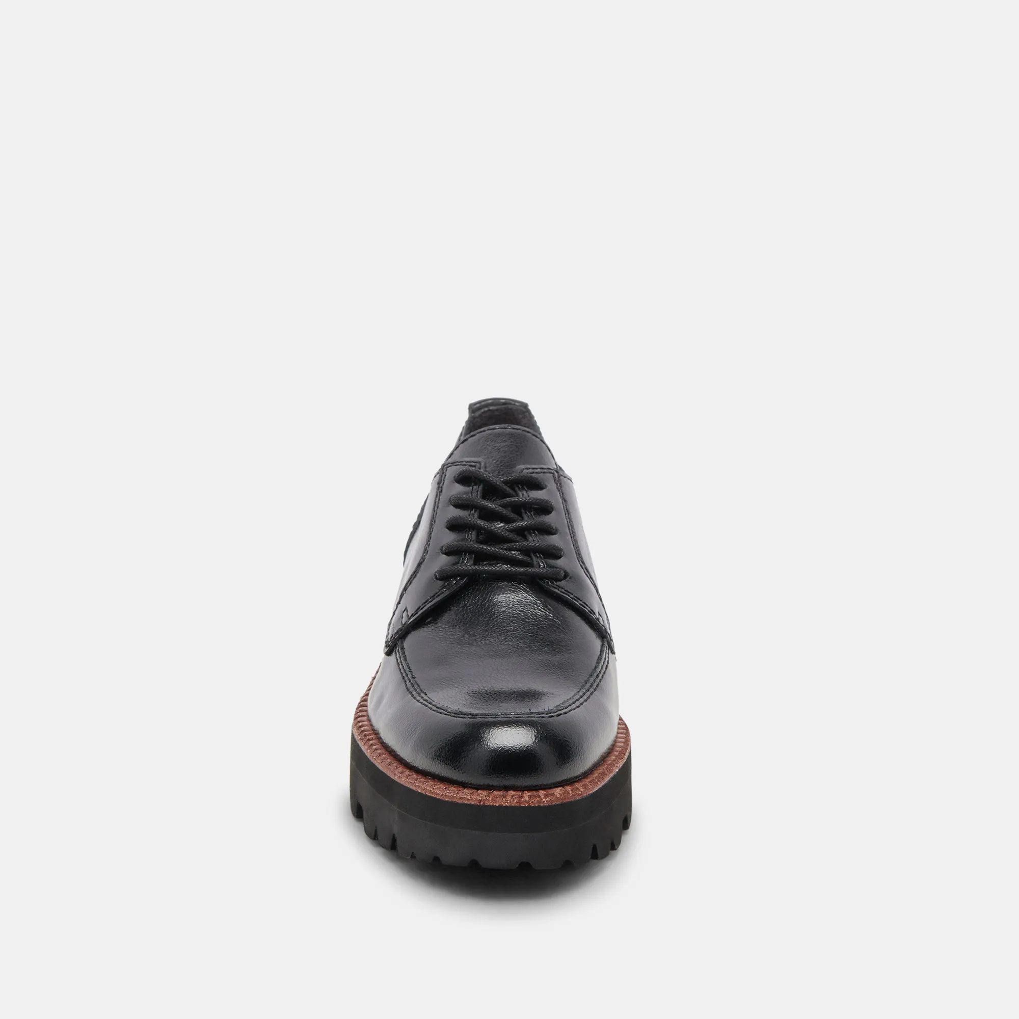 MORNA OXFORDS MIDNIGHT CRINKLE PATENT