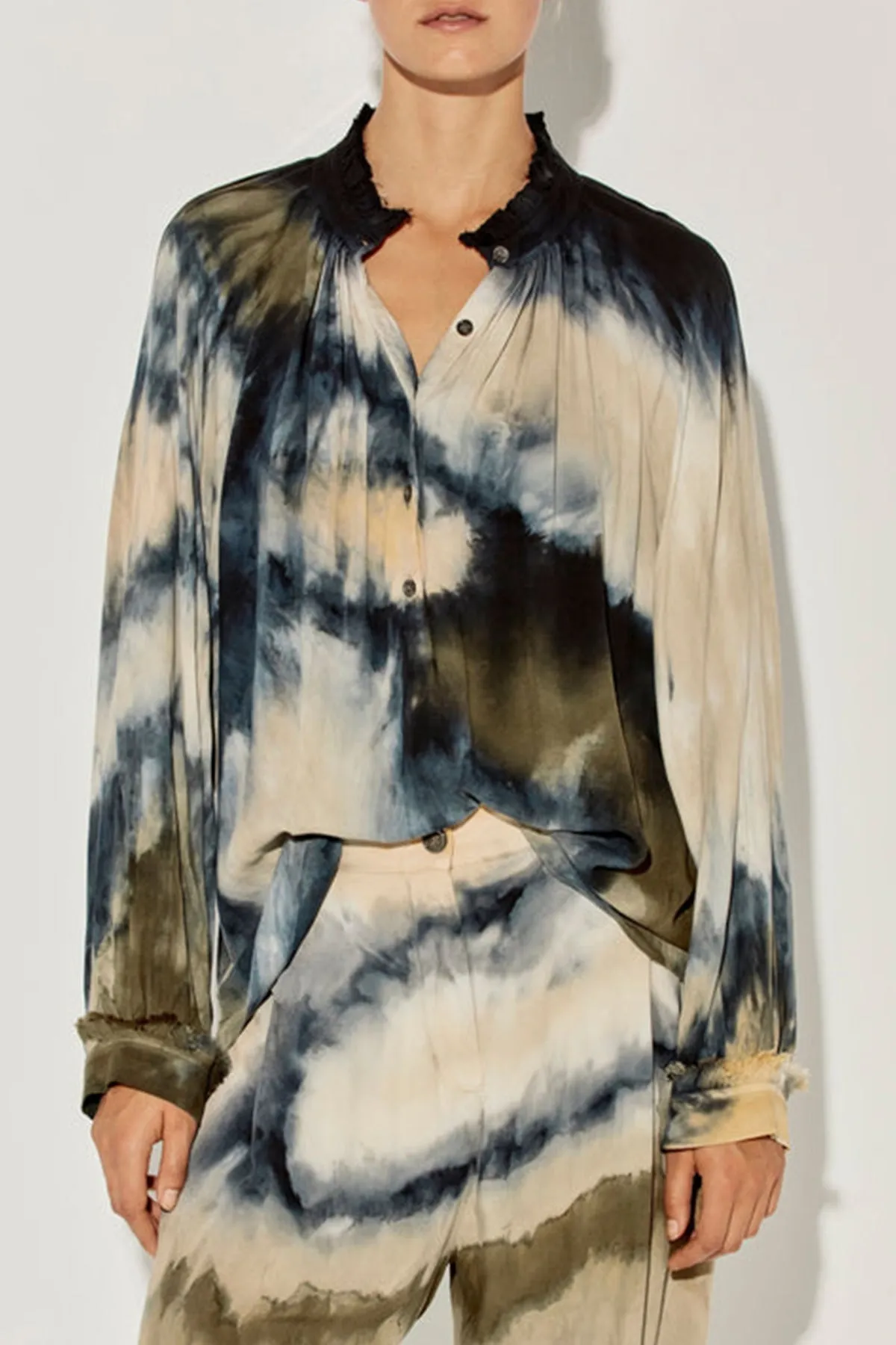 Multi Viscose Brigitte Blouse