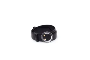 Nº46 Lucite Buckle Belt - Noir