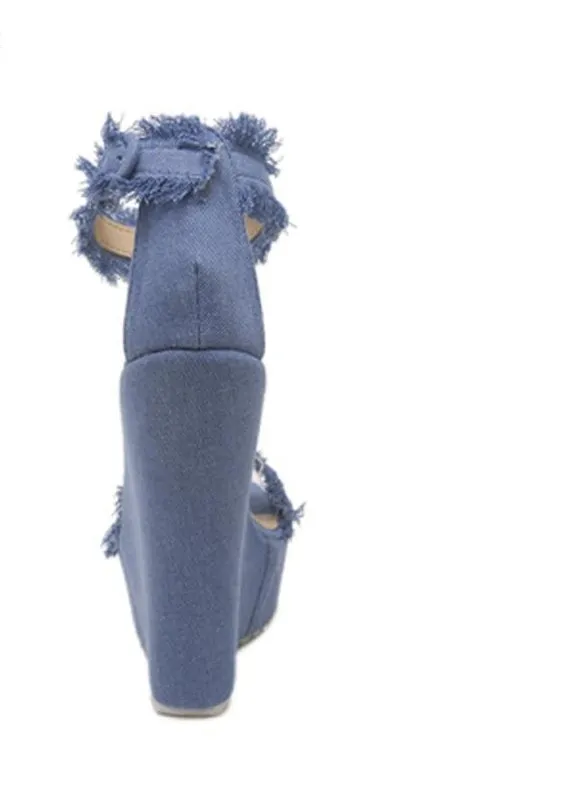 New Designer Denim Sandals