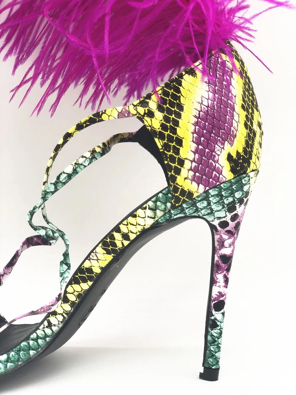 New Feather Sandals Party Shoes