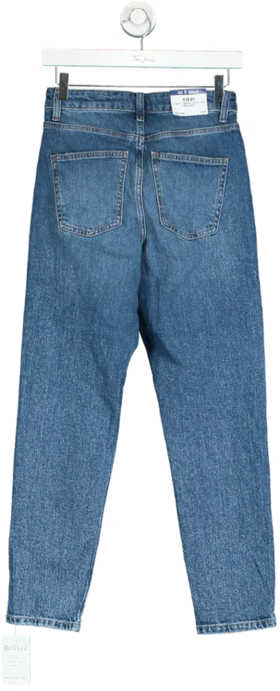 New Look Blue Beverley Mom Jean UK 6