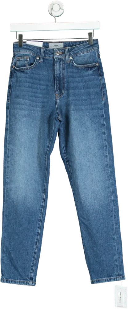 New Look Blue Beverley Mom Jean UK 6