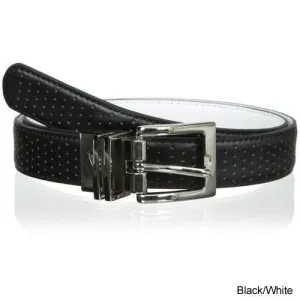 Nike Ladies Perforated to Smooth Reversible Belts XS Black/White