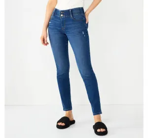 Nine West Women's Tummy-Control Slim Straight Jeans WW12D001RR