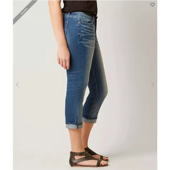 NWOT BKE Harper Stretch Cropped Denim Jeans Size 28