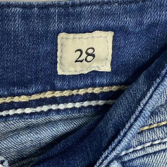 NWOT BKE Harper Stretch Cropped Denim Jeans Size 28