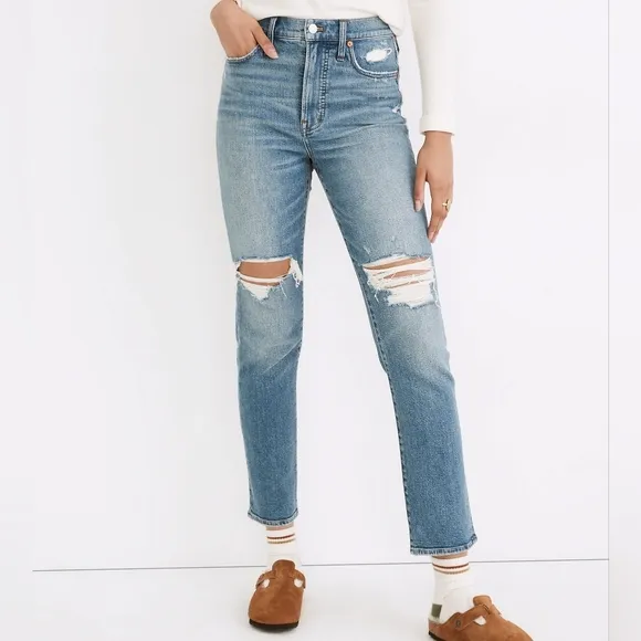 NWT Madewell Medium Denman Wash Perfect Vintage Jean 24