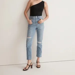 NWT Madewell The Perfect Vintage Jean in Bradwell Wash: Ripped Edition 27 NJ175