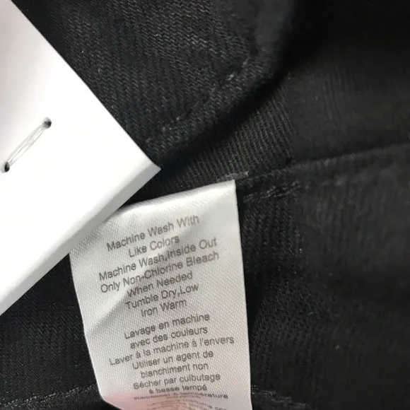 NWT WeWoreWhat Mom Jean in Jet Black Size 25