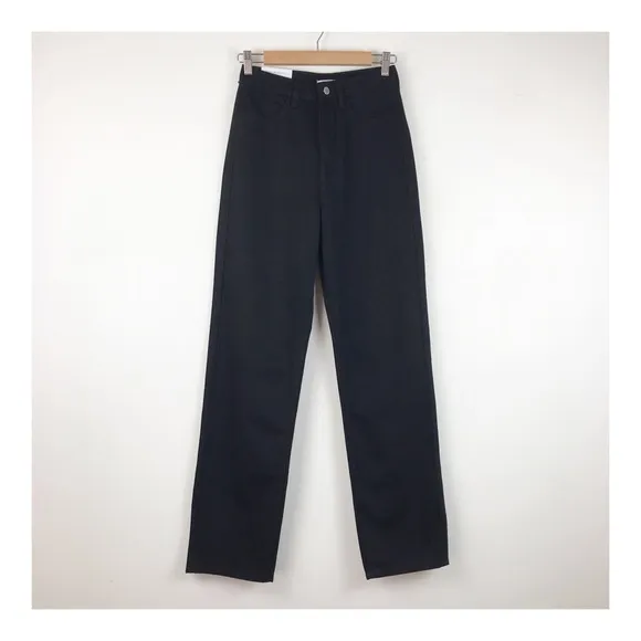 NWT WeWoreWhat Mom Jean in Jet Black Size 25