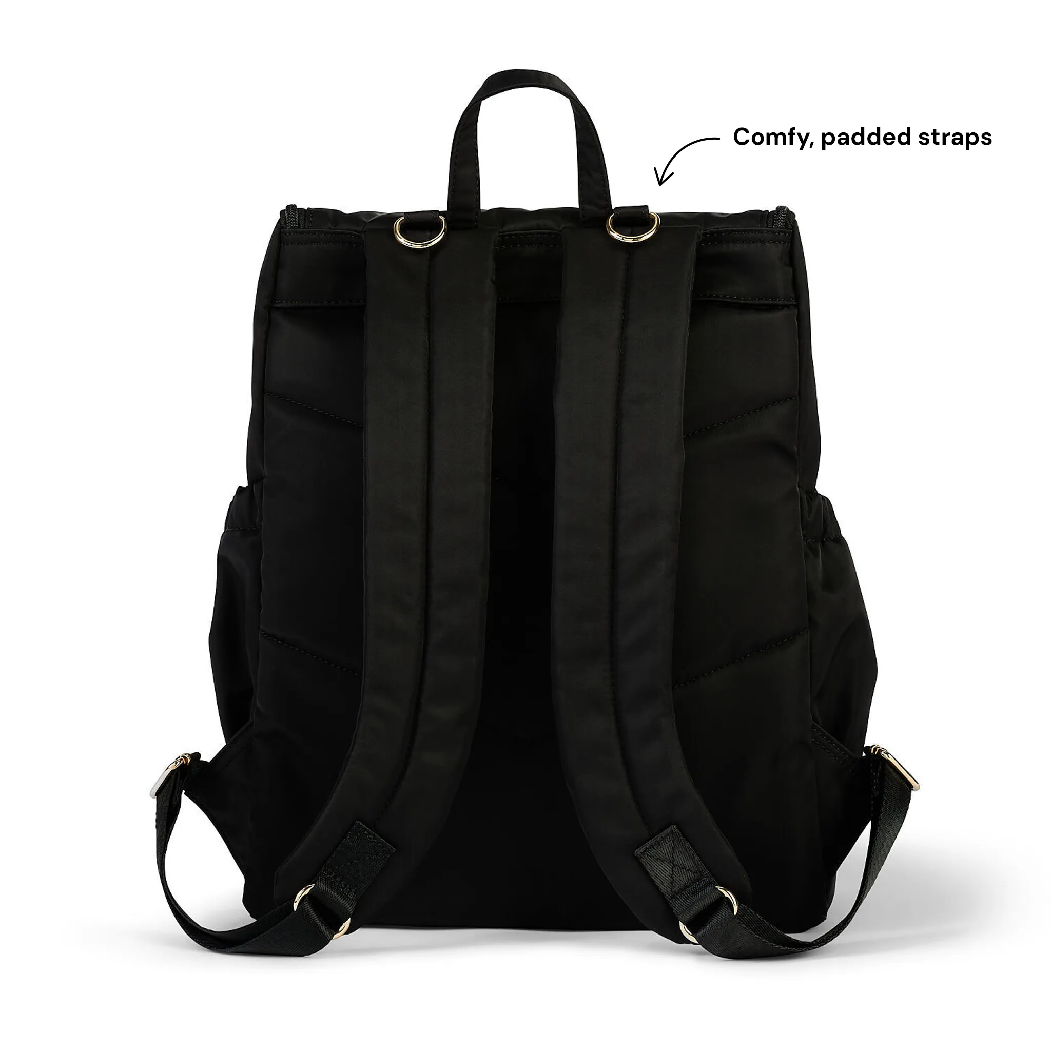 OiOi - Signature Nappy Backpack - Black Nylon