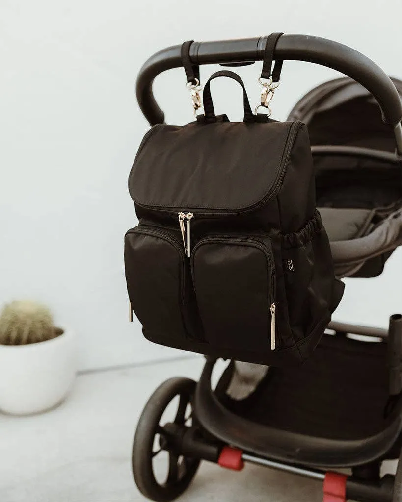 OiOi - Signature Nappy Backpack - Black Nylon