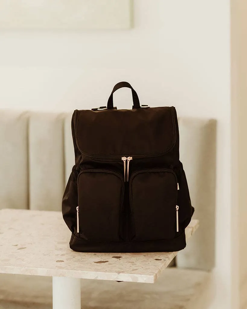 OiOi - Signature Nappy Backpack - Black Nylon
