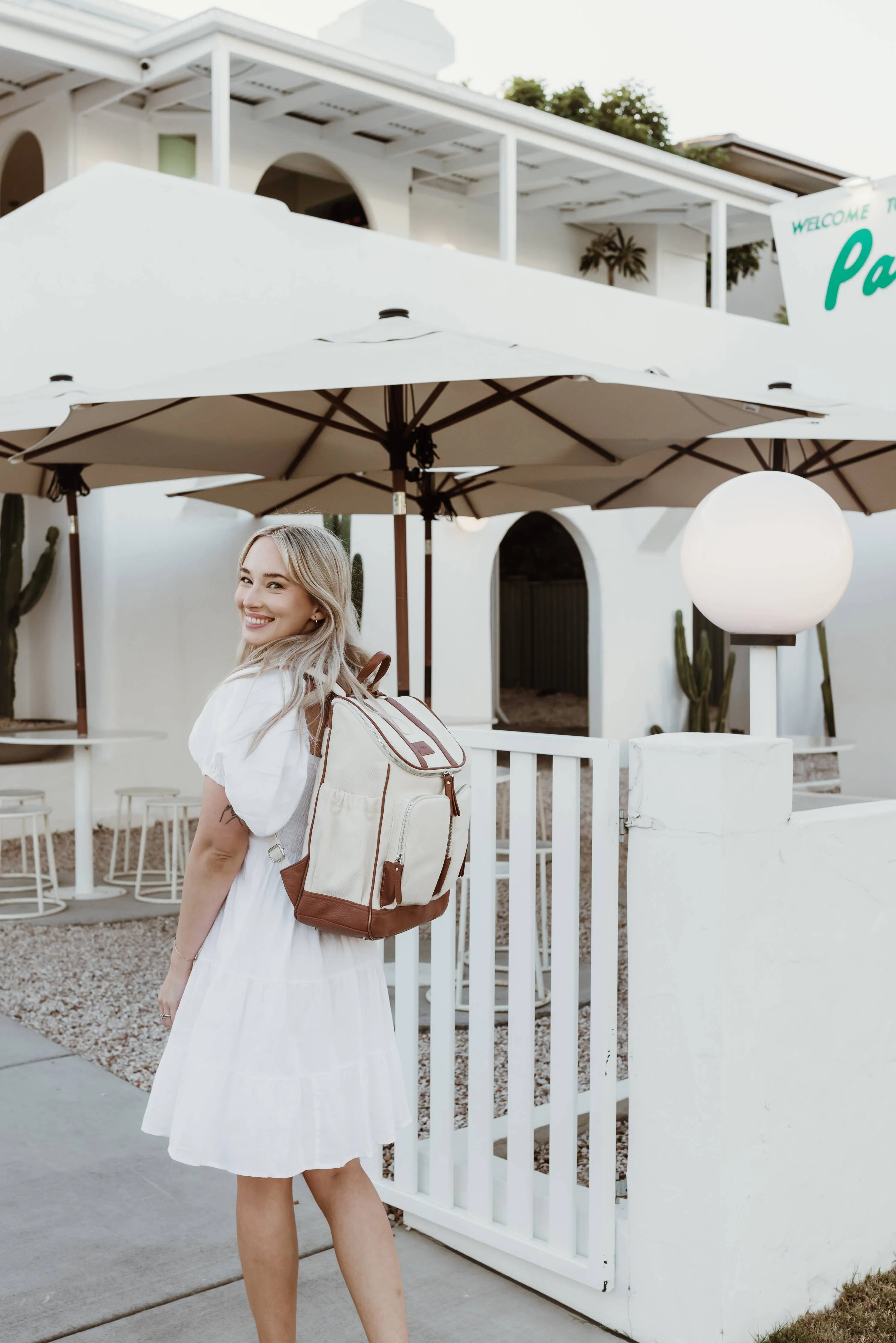 OiOi - Signature Nappy Backpack - Natural Canvas