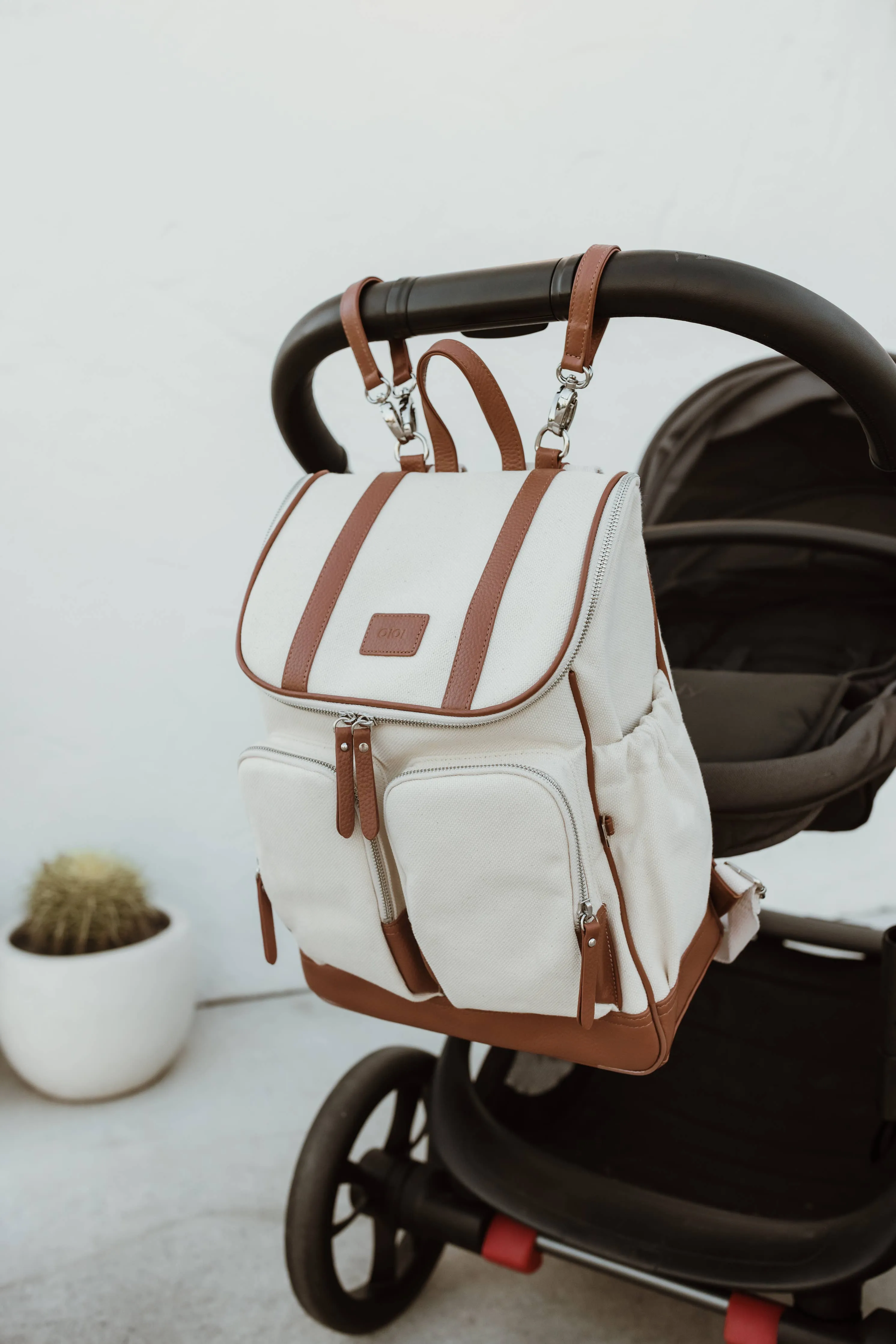 OiOi - Signature Nappy Backpack - Natural Canvas