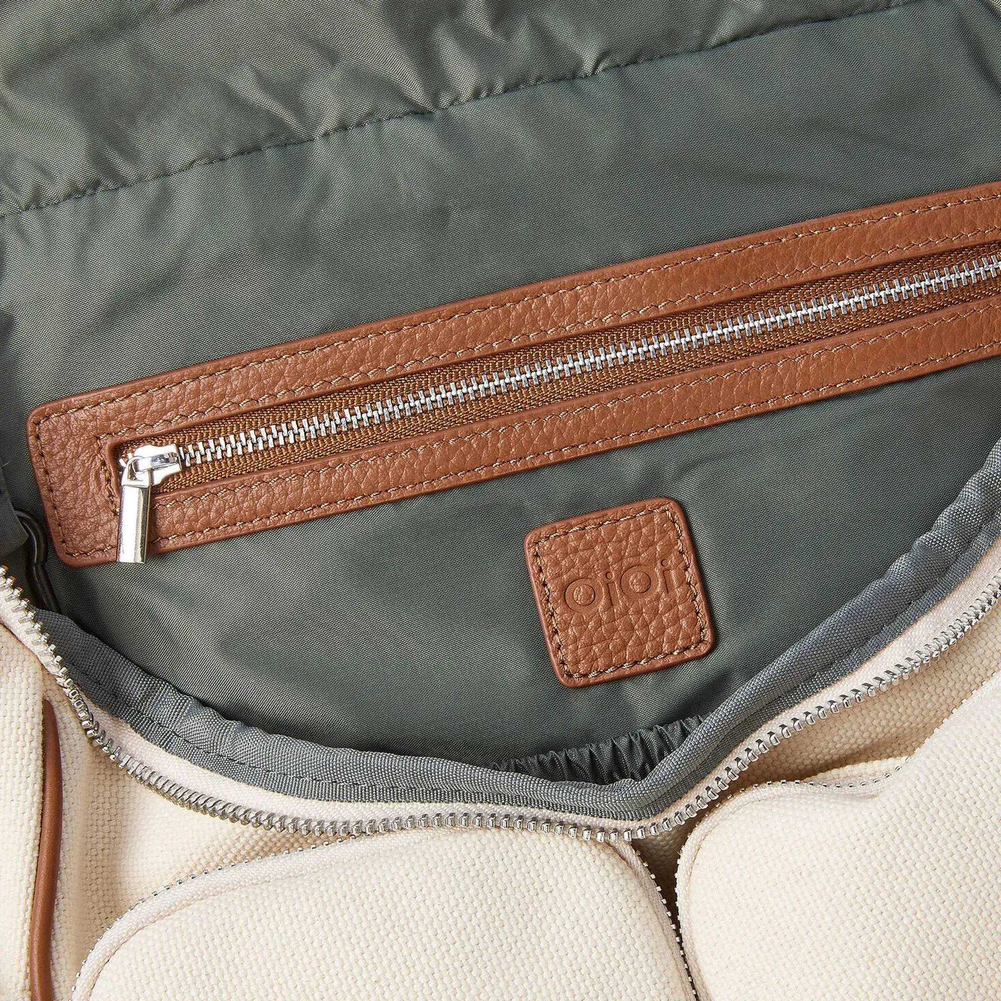 OiOi - Signature Nappy Backpack - Natural Canvas