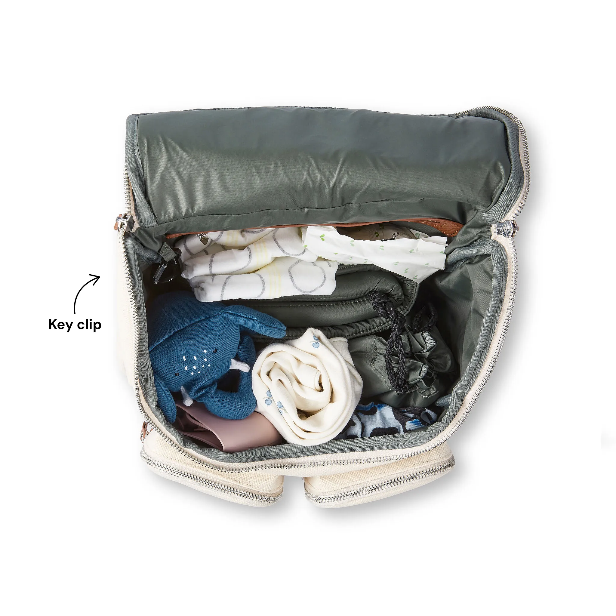 OiOi - Signature Nappy Backpack - Natural Canvas