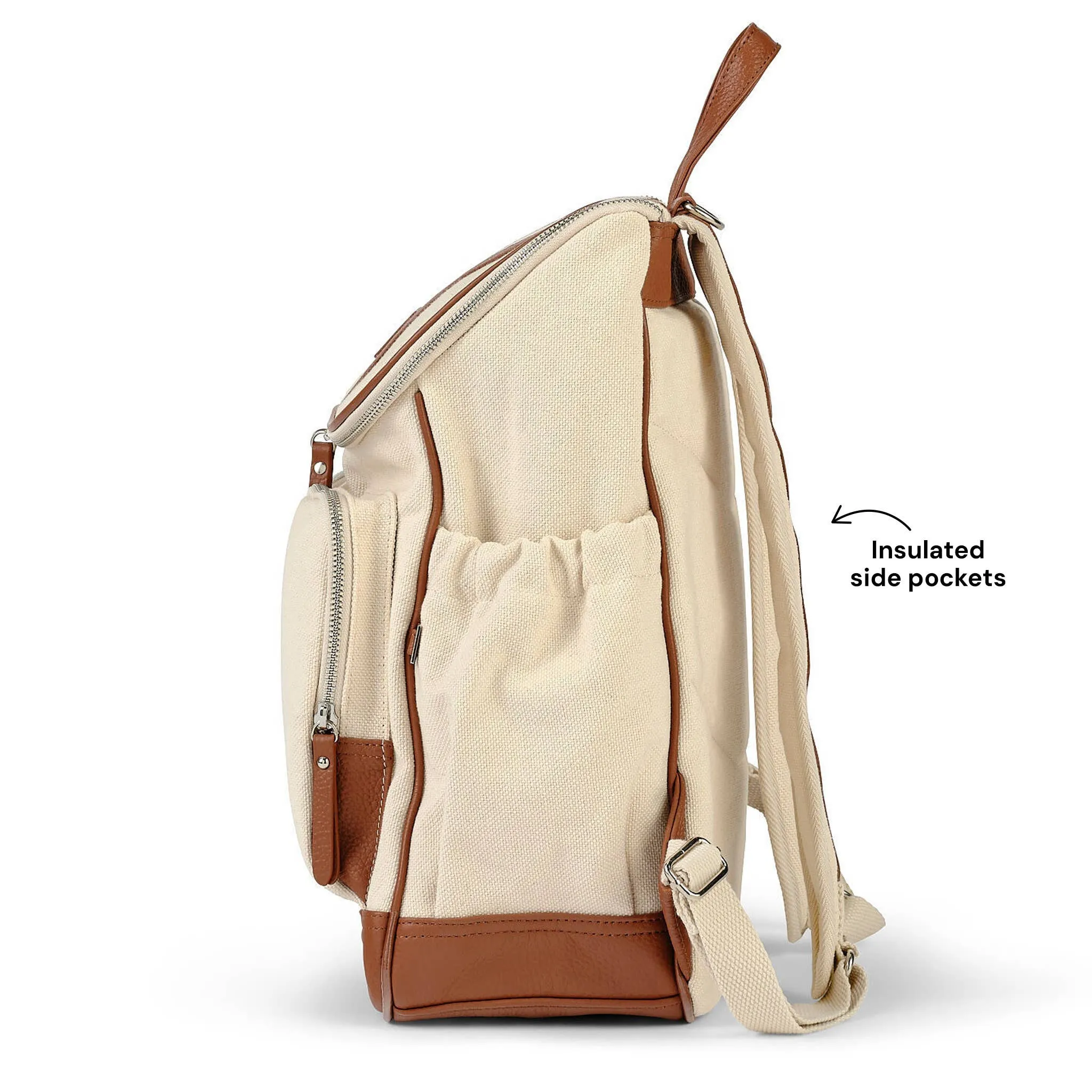 OiOi - Signature Nappy Backpack - Natural Canvas