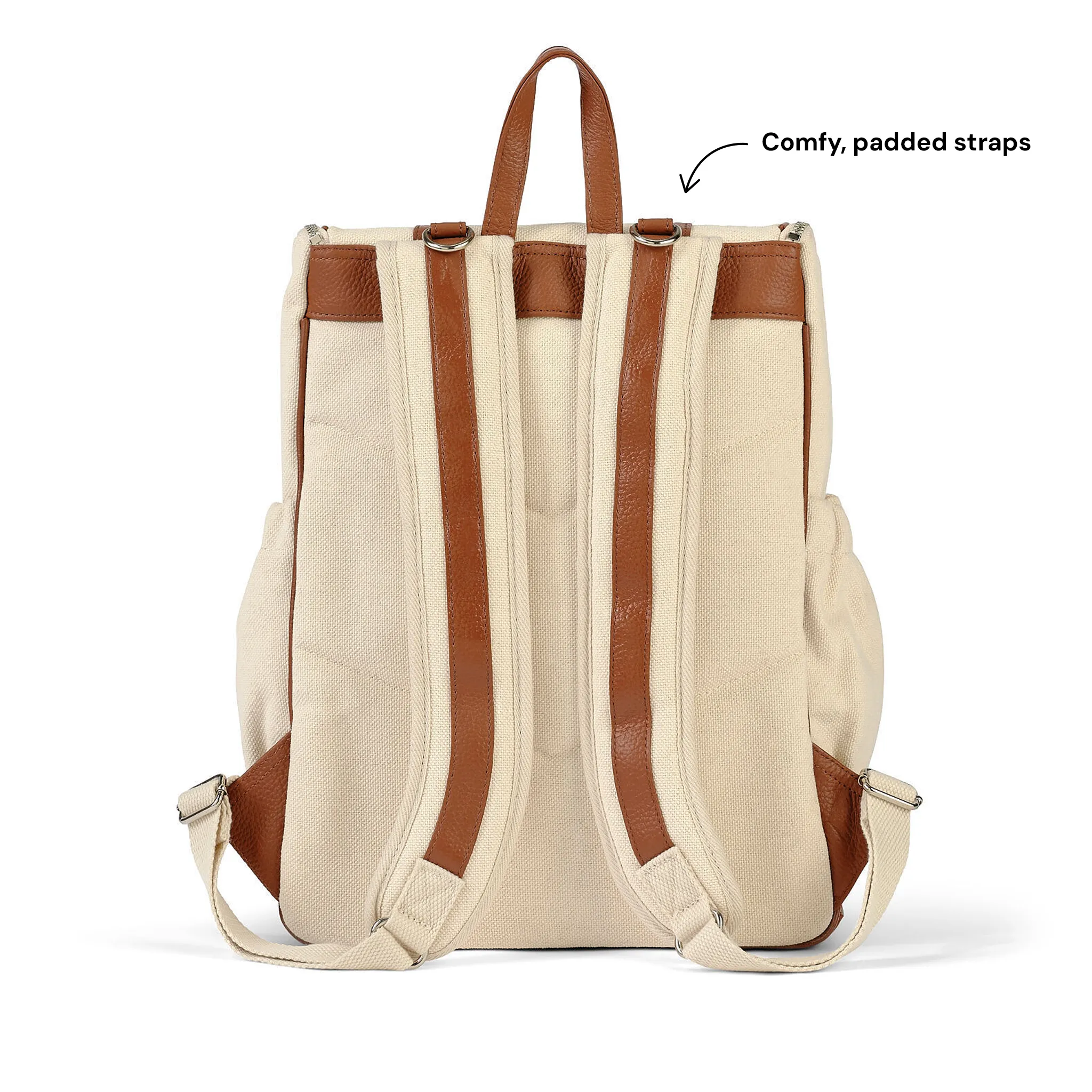 OiOi - Signature Nappy Backpack - Natural Canvas
