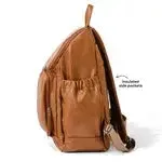 OiOi - Signature Nappy Backpack - Tan Vegan Leather