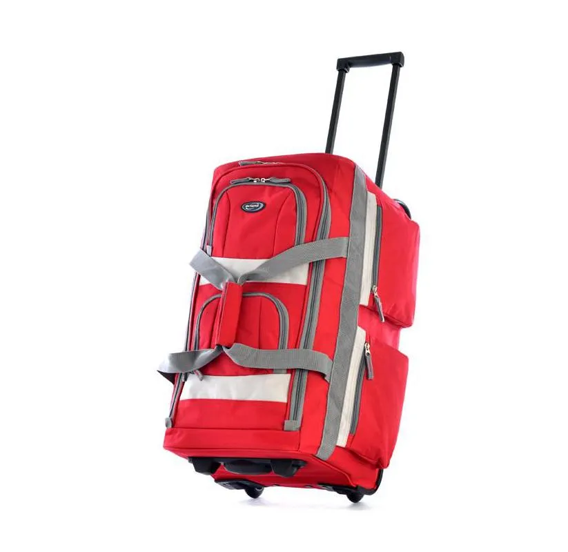 Olympia USA 8-Pocket Rolling Duffel Bag (26", 29" or 33")