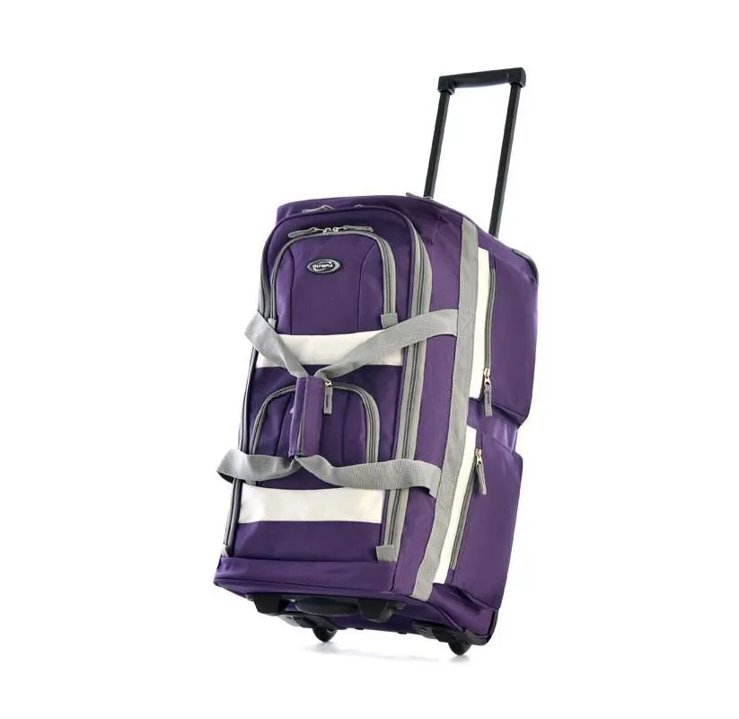 Olympia USA 8-Pocket Rolling Duffel Bag (26", 29" or 33")