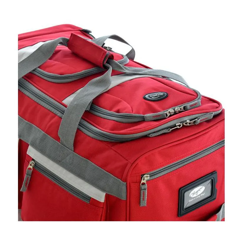 Olympia USA 8-Pocket Rolling Duffel Bag (26", 29" or 33")