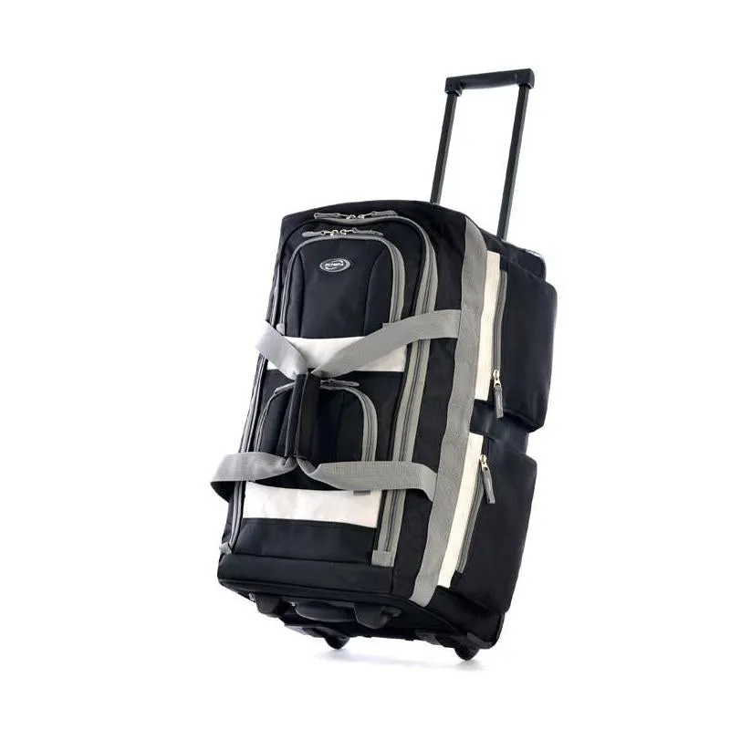 Olympia USA 8-Pocket Rolling Duffel Bag (26", 29" or 33")