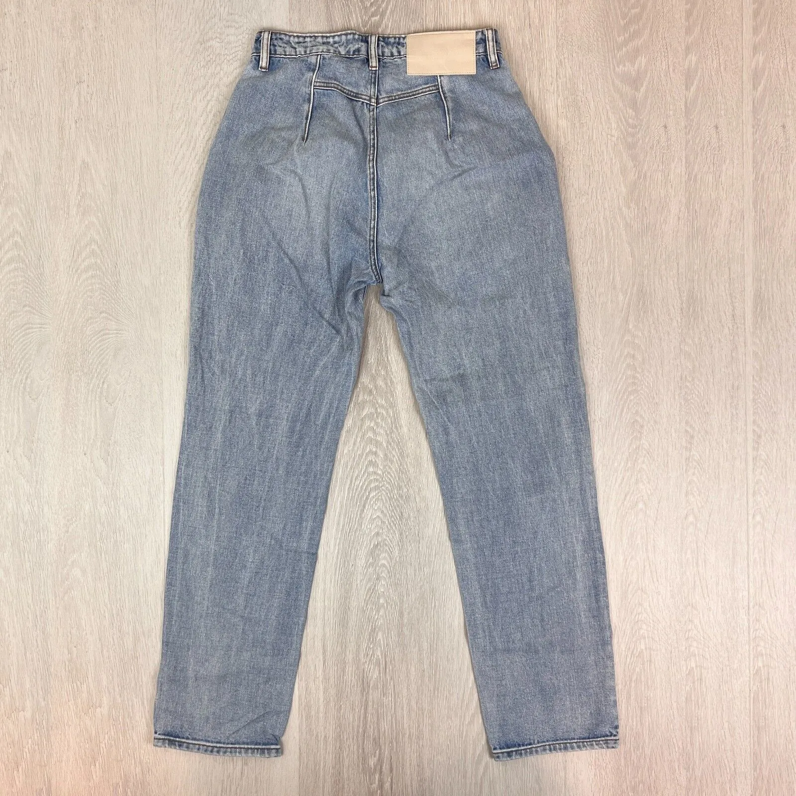 One Teaspoon Womens Blue Ligh Wash Denim Mom Jeans Size 26