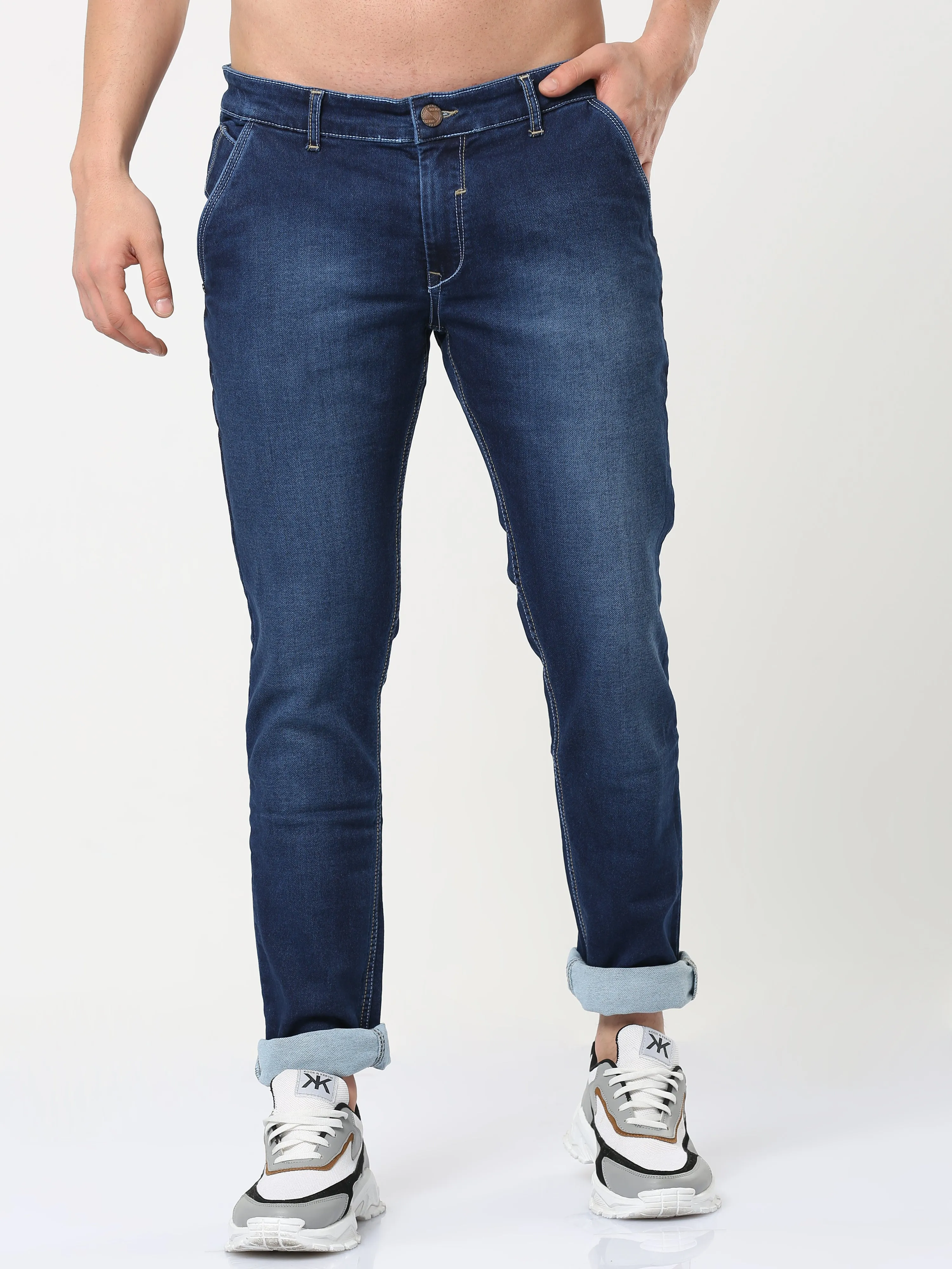 Onfire Plus Size Slim Fit Denim Blue A/646/2