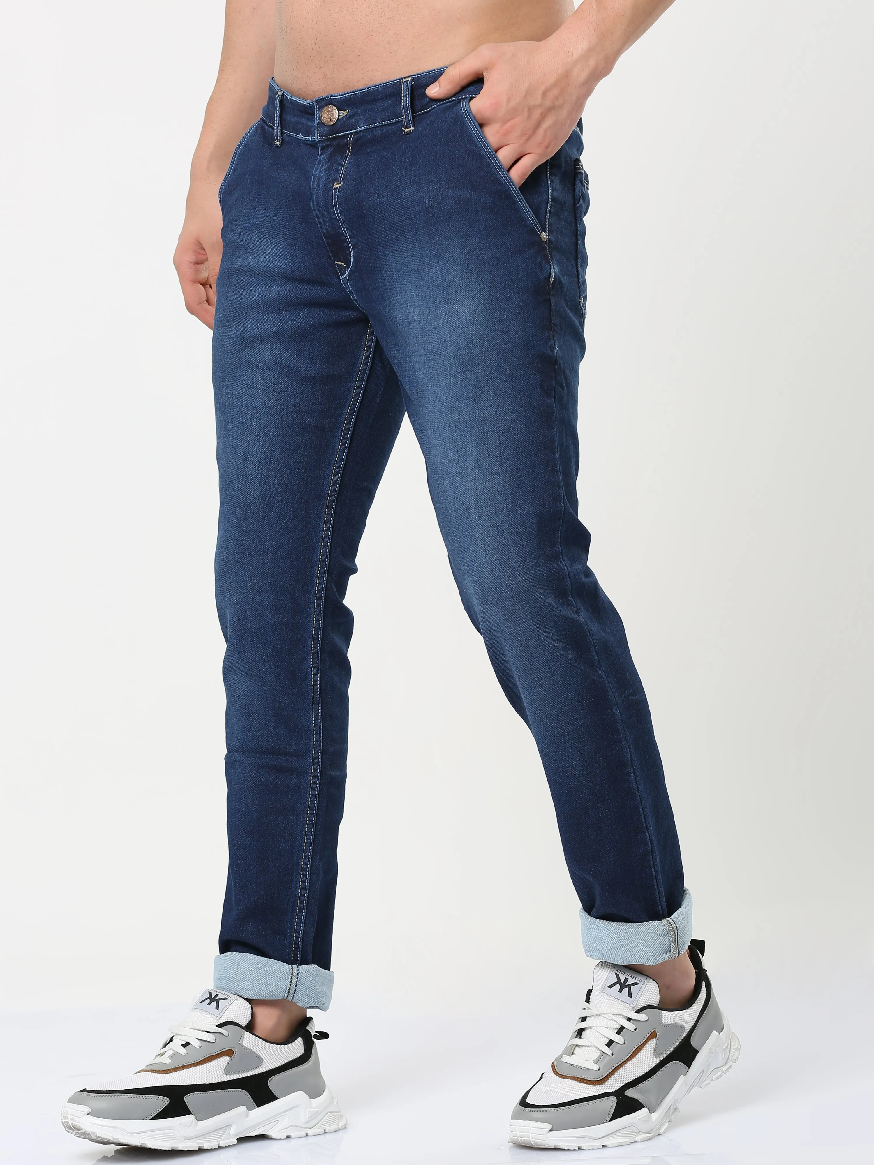 Onfire Plus Size Slim Fit Denim Blue A/646/2