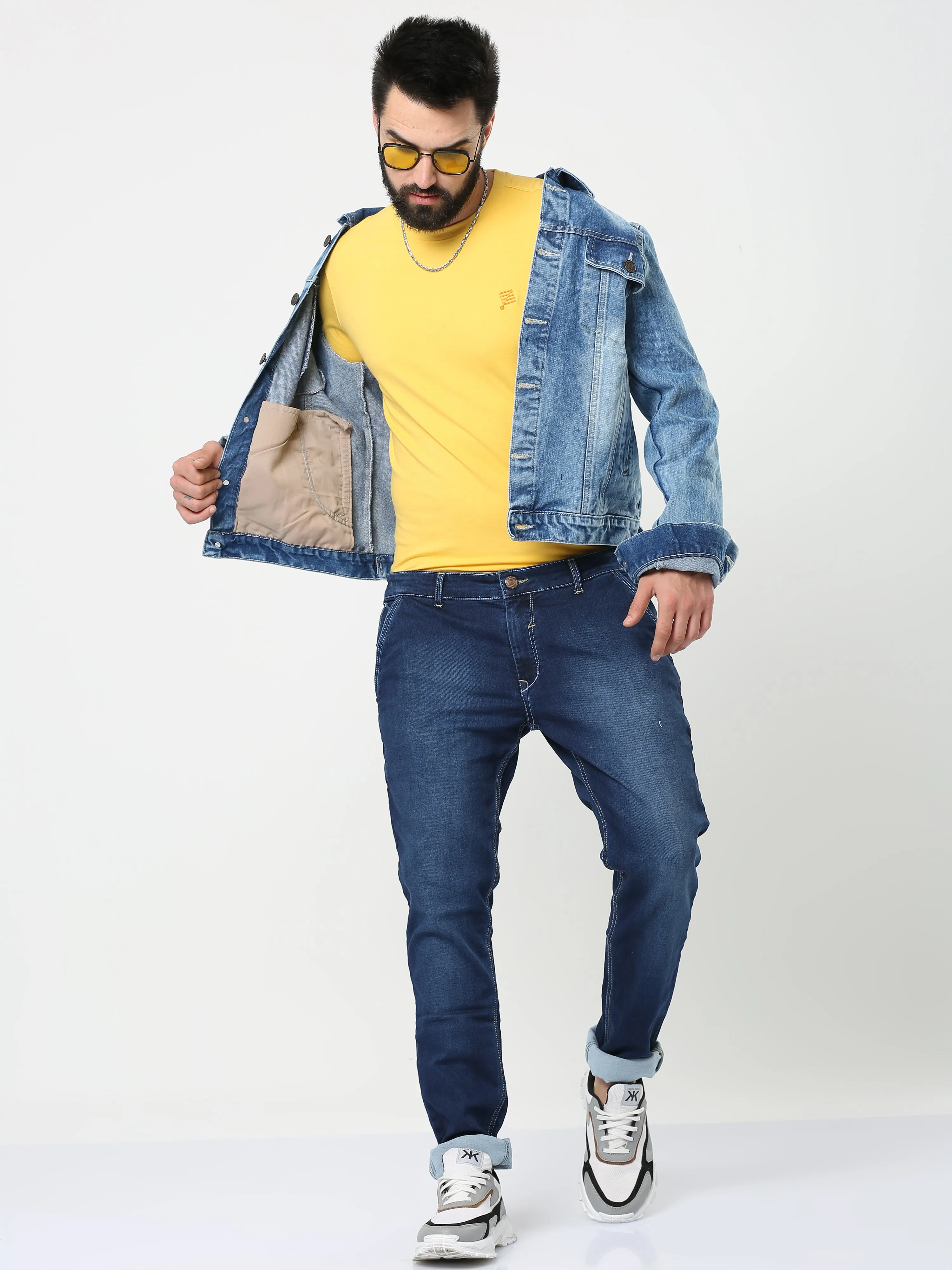 Onfire Plus Size Slim Fit Denim Blue A/646/2