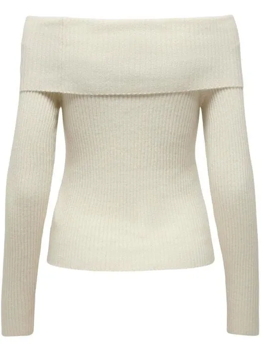 ONLY Katia Off Shoulder Knit Sweater