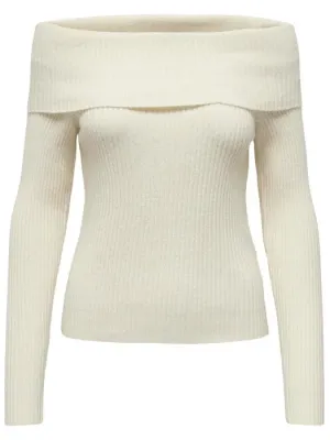 ONLY Katia Off Shoulder Knit Sweater