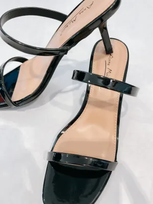 Open Toe Slip On Heel