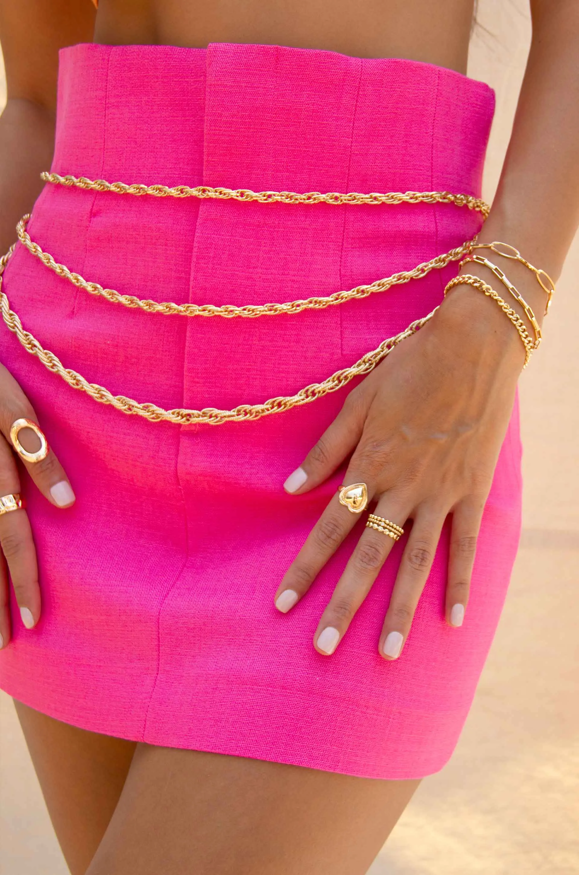 Orbital Triple Layer Chain Belt