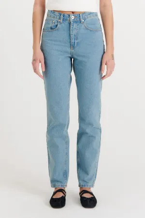 Organic Cougar Mom Jean Light Blue