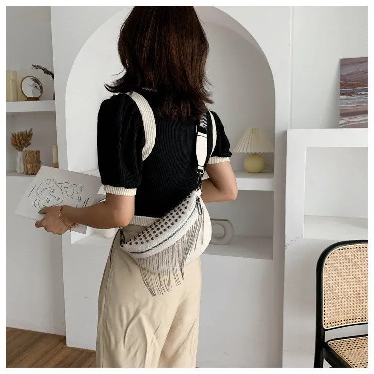 Party Time Zipper Fanny Pack Cross Body
