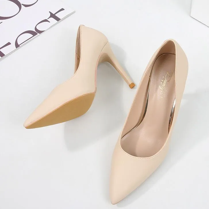 Petite Size Mid Heel Pump Shoes ASMZ11