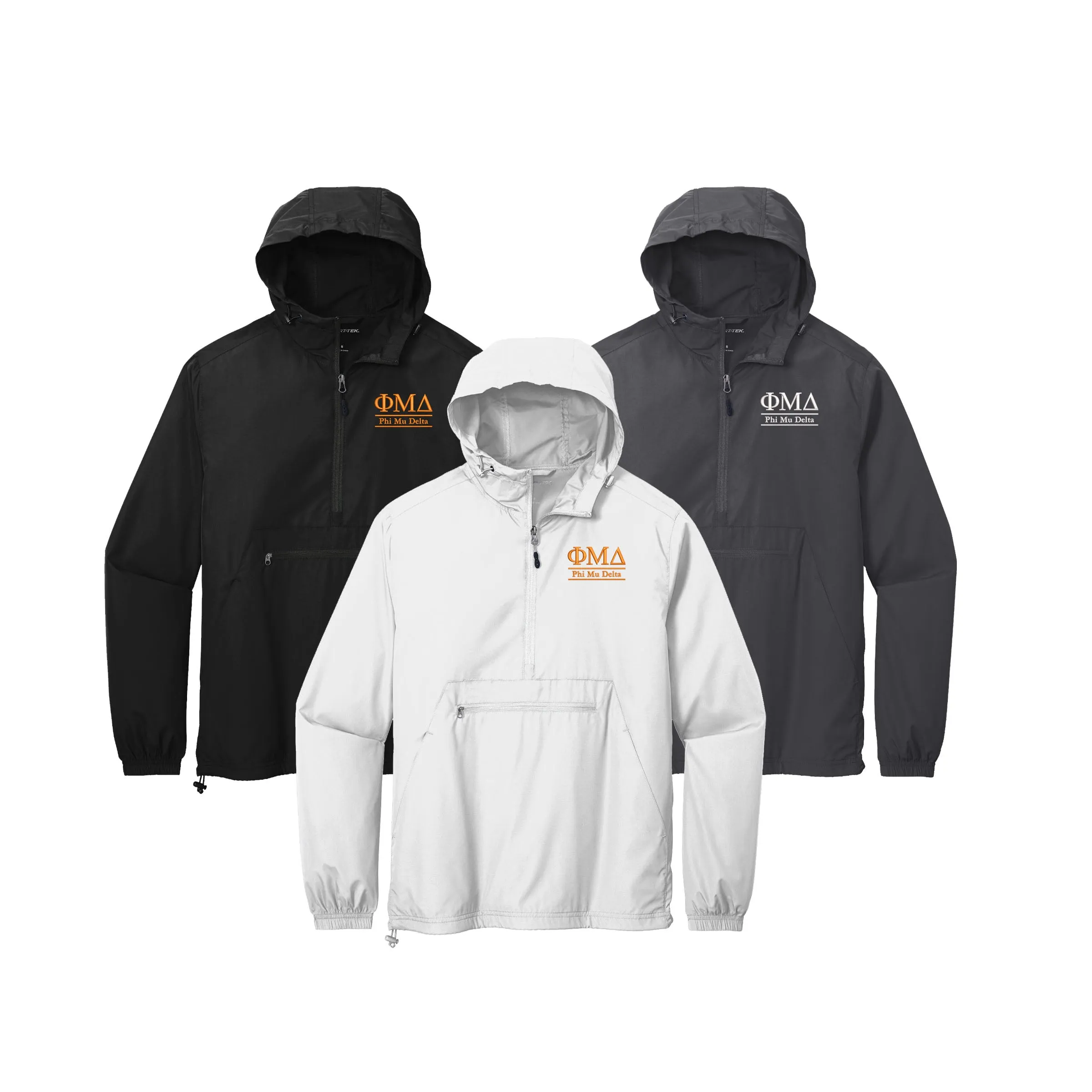 Phi Mu Delta Windbreaker - 2 Line Design