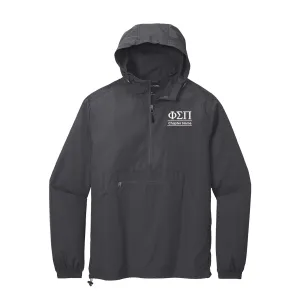 Phi Sigma Pi Lightweight Windbreaker - Chapter Name