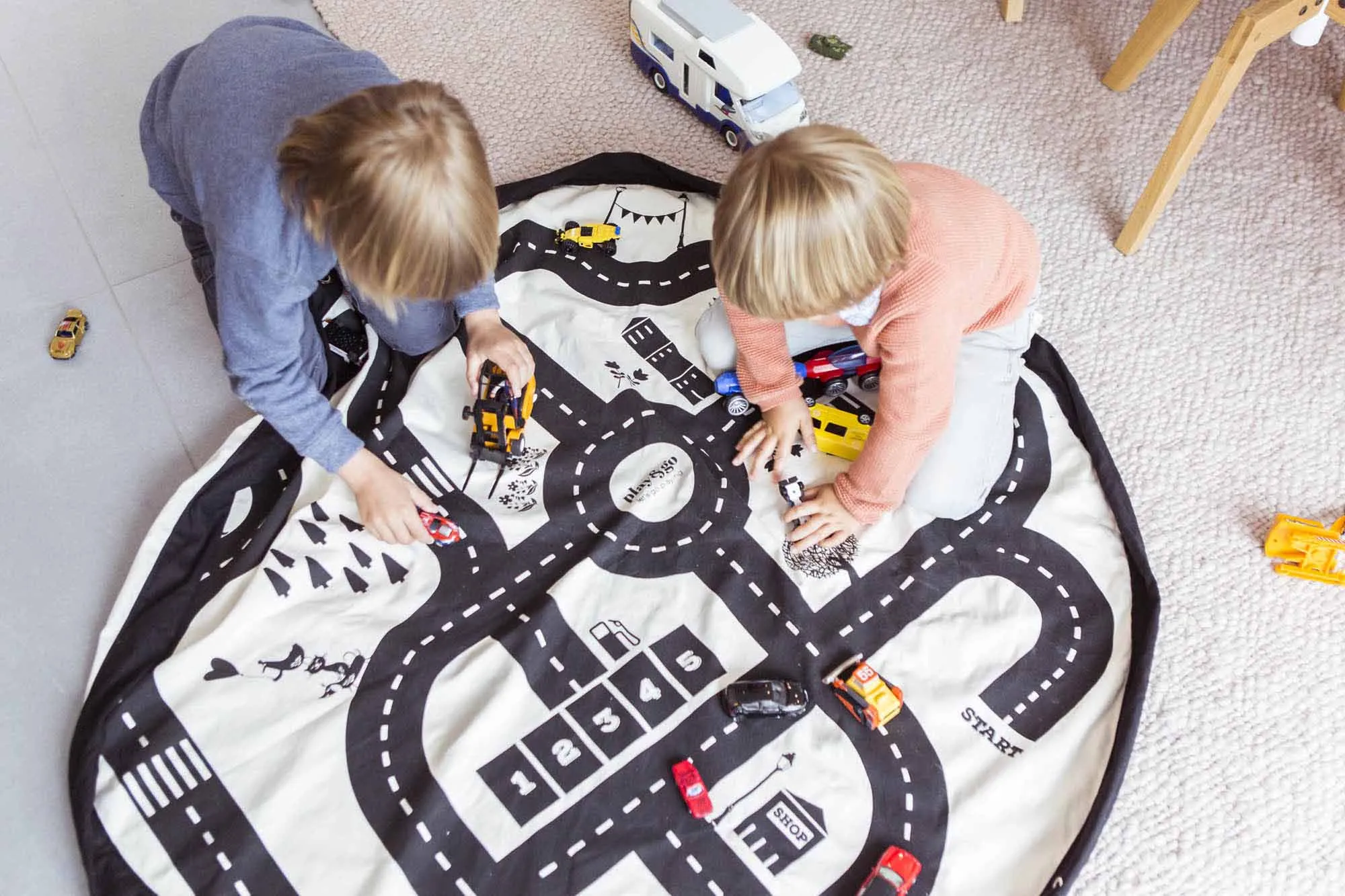 Play&Go Roadmap/thunderbolt toy storage bag (Min of 1, multiples of 1)