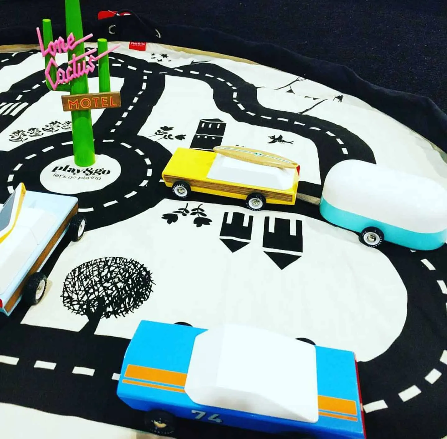 Play&Go Roadmap/thunderbolt toy storage bag (Min of 1, multiples of 1)