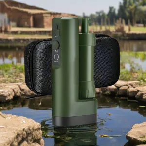 Portable Electric Water Purification Straw – Rechargeable, Fast, and Reliable