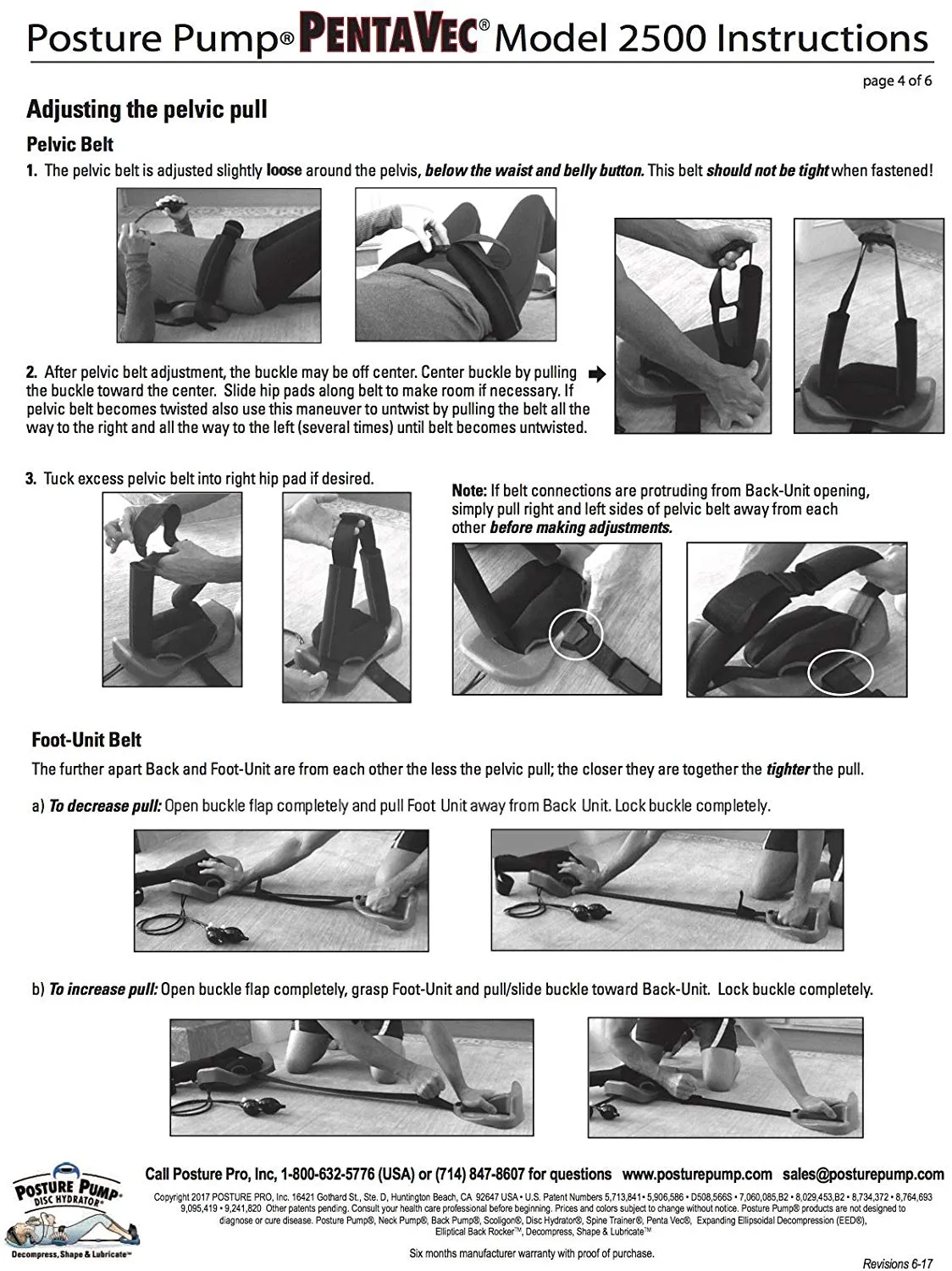 Posture Pump Relief for Sciatica and Low Back Pain - Penta Vec Model 2500
