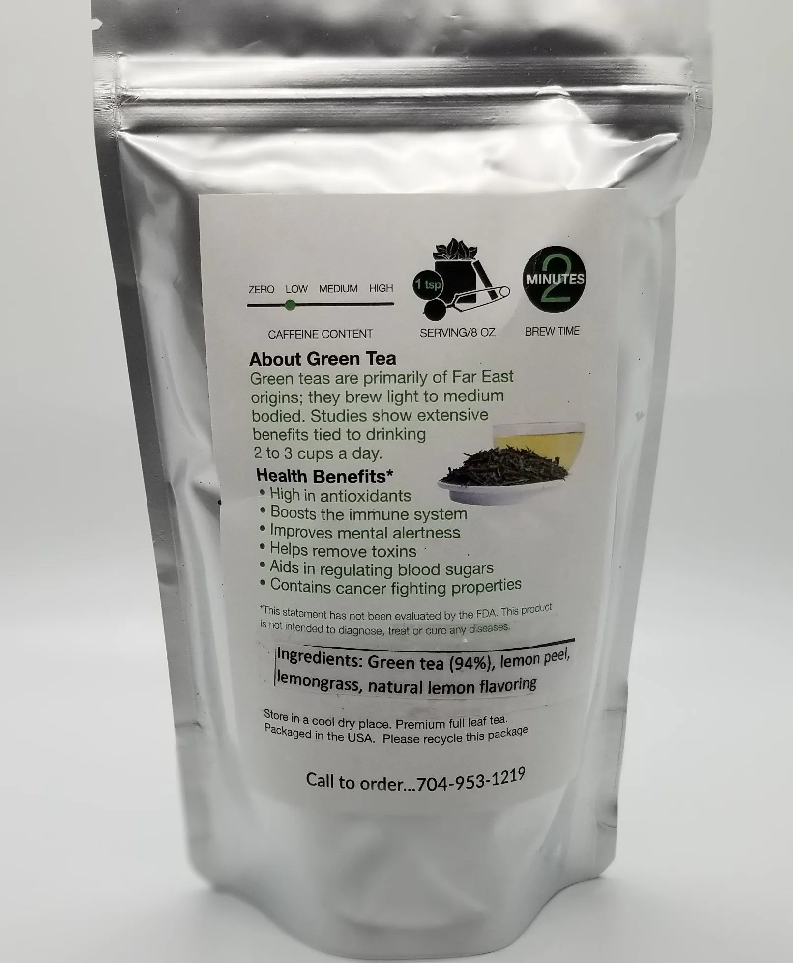 Premium Loose Leaves Teas  (Green Teas)